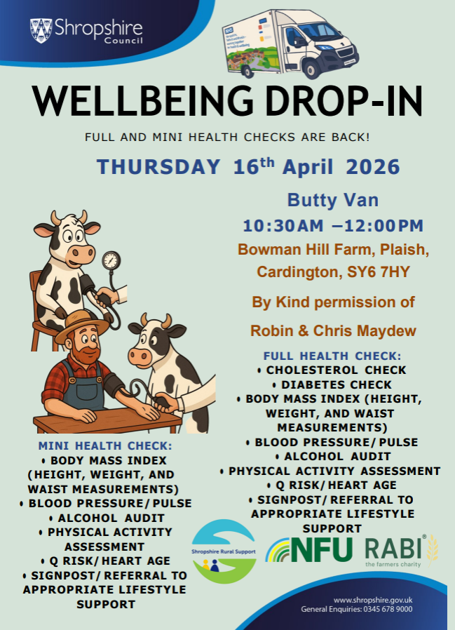 Butty can and free health checks